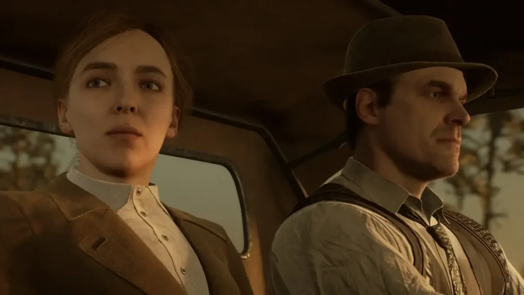 Alone in the dark نمایشی از ترس و بقا! بررسی و نظرات منتقدان 1 alone in the dark david and emily driving to derceto crop 1