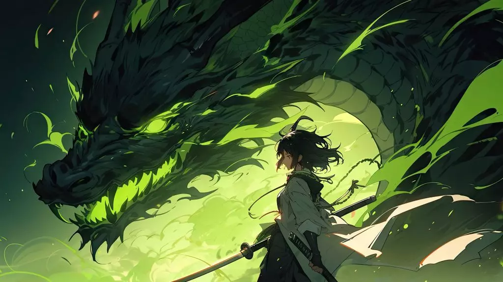 همه چیز درباره ناروتو در نتفلیکس 4 anime style mythical dragon creature 1024x574 1