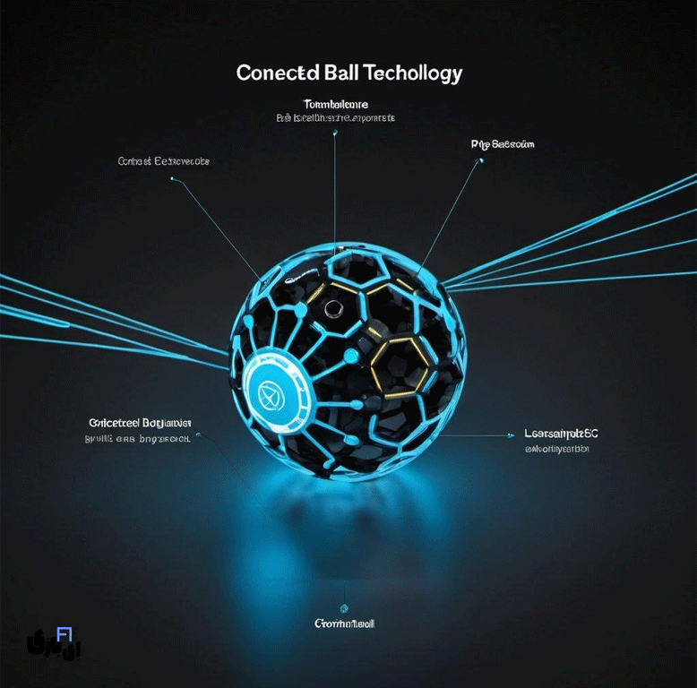 یورو 2024 و هوش مصنوعی 5 فناوری توپ متصل(connected ball technology)