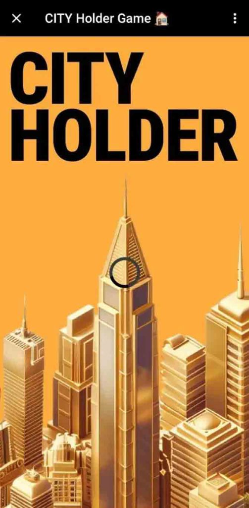 ایردراپ City Holder: چگونه با ساخت شهر مجازی در تلگرام، توکنهای $CITY به دست آورید 2 ایردراپ City Holder