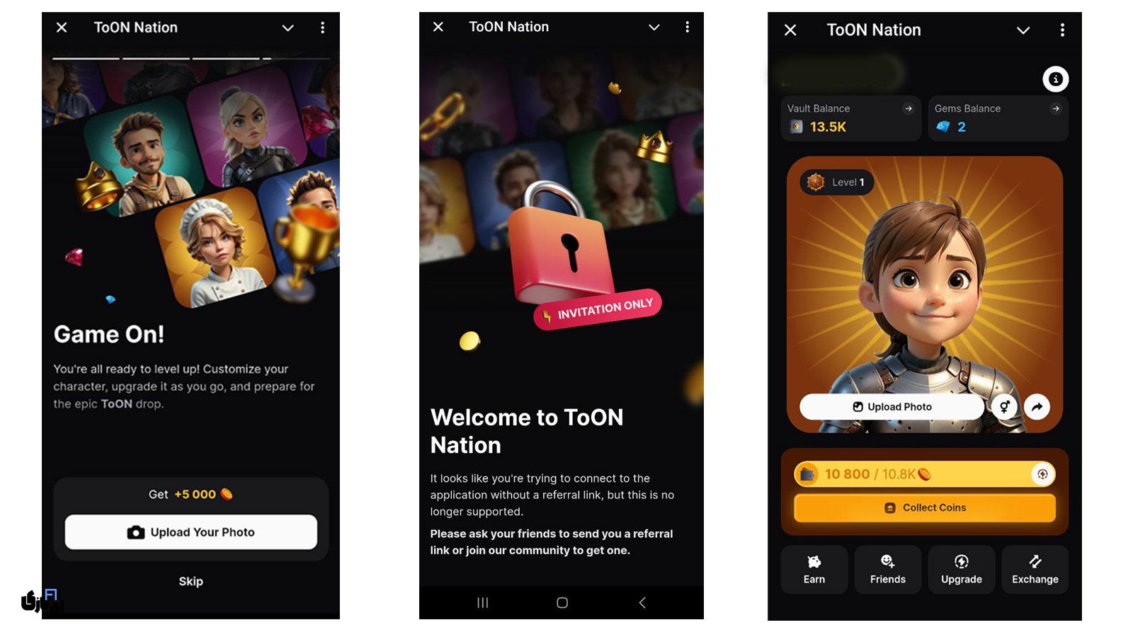 ایردراپ بازی تون نیشن ToON Nation : فرصتی استثنایی برای بازی، درآمدزایی و ورود به دنیای جدید ارزهای دیجیتال! 2 ساخت آواتار در بازی تون نیشن ToON Nation