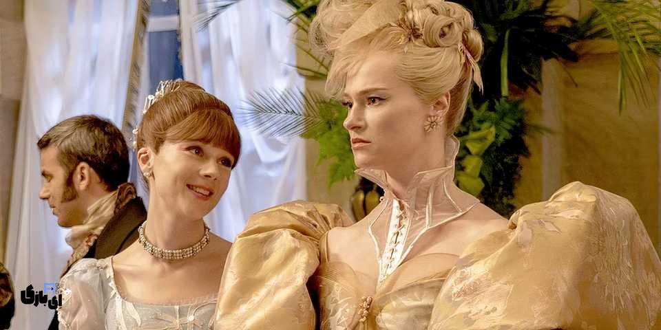 لباس های مجلل سریال bridgerton، رتبه بندی 10 تا از بهترین ها 3 bridgerton cressida eloise 2