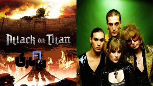 گروه Maneskin و Attack on Titan