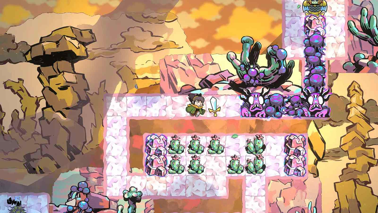 بررسی بازی Arranger A Role-Puzzling Adventure به صورت کامل - نوآوری جدید در صنعت گیم 8 بررسی بازی Arranger A Role-Puzzling Adventure به صورت کامل