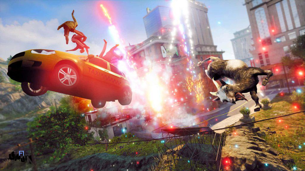 Goat Simulator 3:بز خرابکار در شهر-هرج و مرج بیحد و حصر 2 Goat Simulator 3:بز خرابکار در شهر-هرج و مرج بیحد و حصر