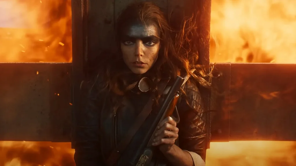 بهترین فیلم های اکشن در حال پخش، مهر 2024 9 2023 12 furiosa a mad max saga anya taylor joy as imperator furiosa fire 66cc7d112b5676090d02d4de 1
