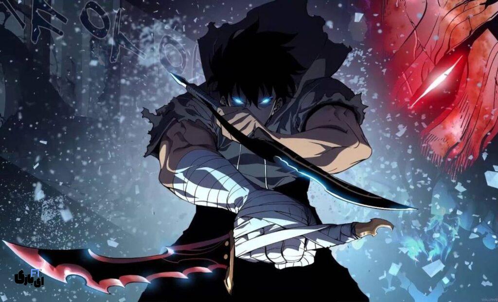 انیمه سولو لولینگ یکی از بهترین انیمه های اکشن 4 solo leveling best action anime 2024 9 1024x622 1