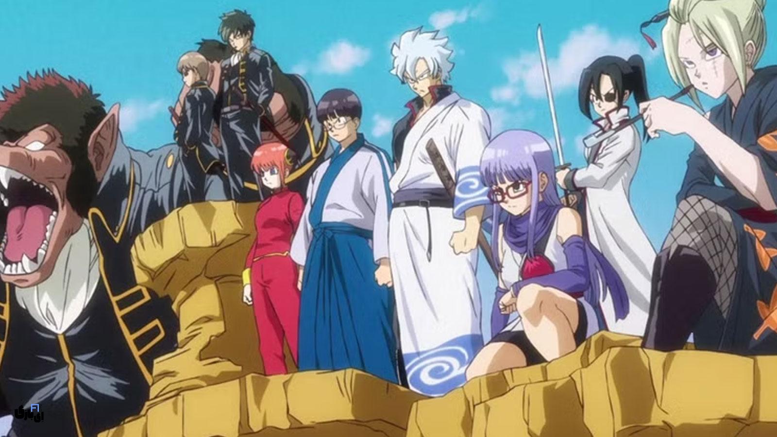 معرفی بهترین انیمه های شبیه به ناروتو 10 Gintama