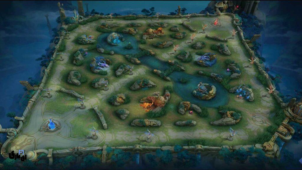 چگونه موبایل لجند بازی کنیم؟ راهنمای جامع برای مبتدیان 8 چگونه موبایل لجند بازی کنیم | نقشه بازی