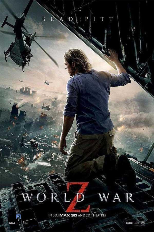 بهترین فیلم های ترسناک زامبی: تجربهای وحشتناک و هیجانانگیز 11 World War Z (2013) بهترین فیلم های ترسناک زامبی