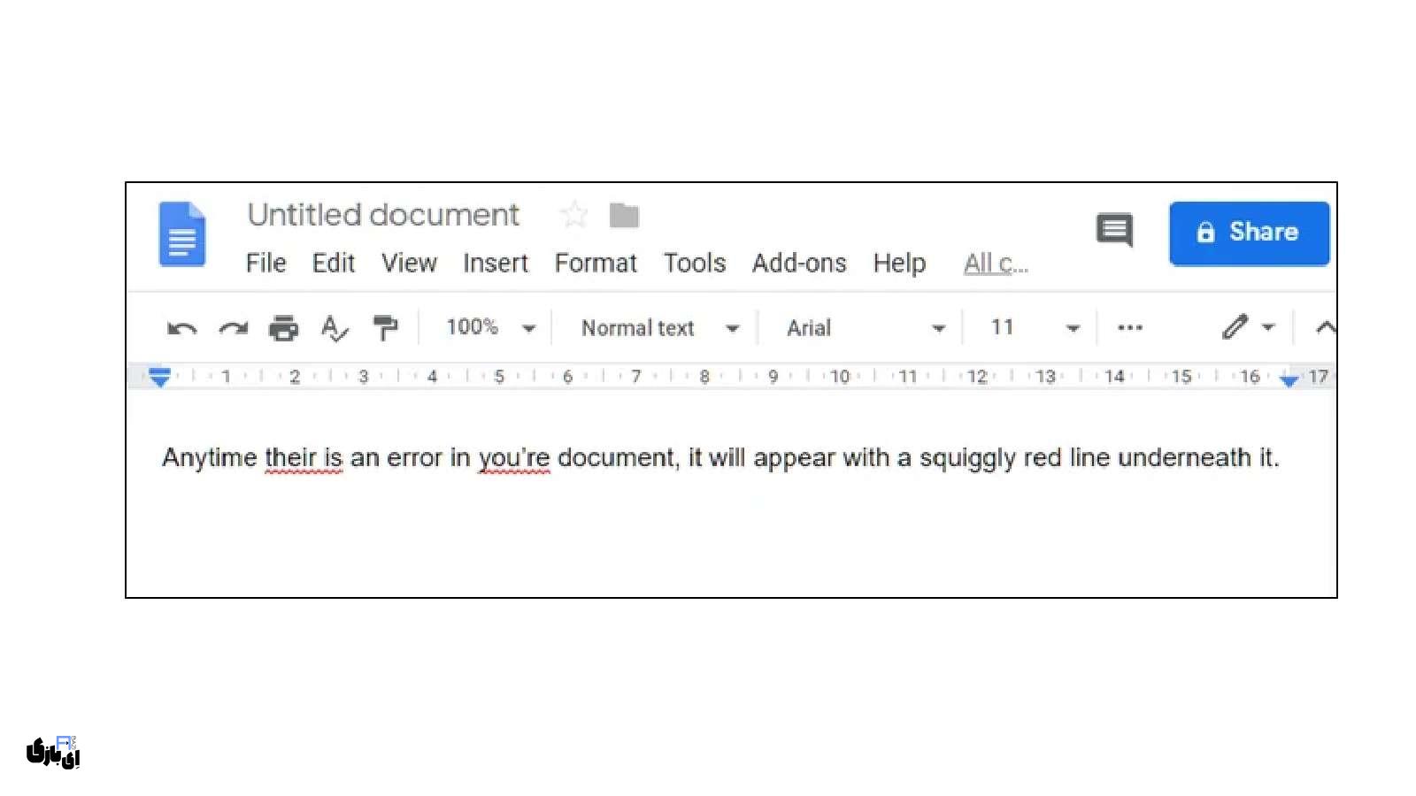 آموزش گوگل داک (Google Docs) | از مبتدی تا حرفهای! 12 بررسی غلطهای املایی در گوگل داک