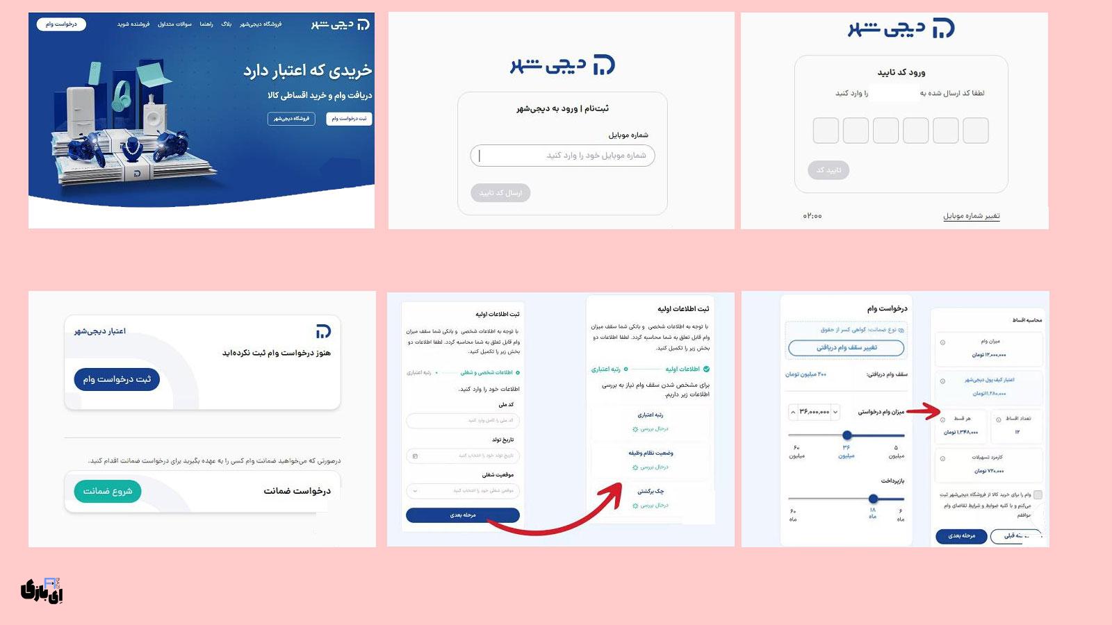 راهنمای جامع دریافت وام از دیجی شهر | خرید اقساطی آسان! 1 ثبت نام وام دیجی شهر