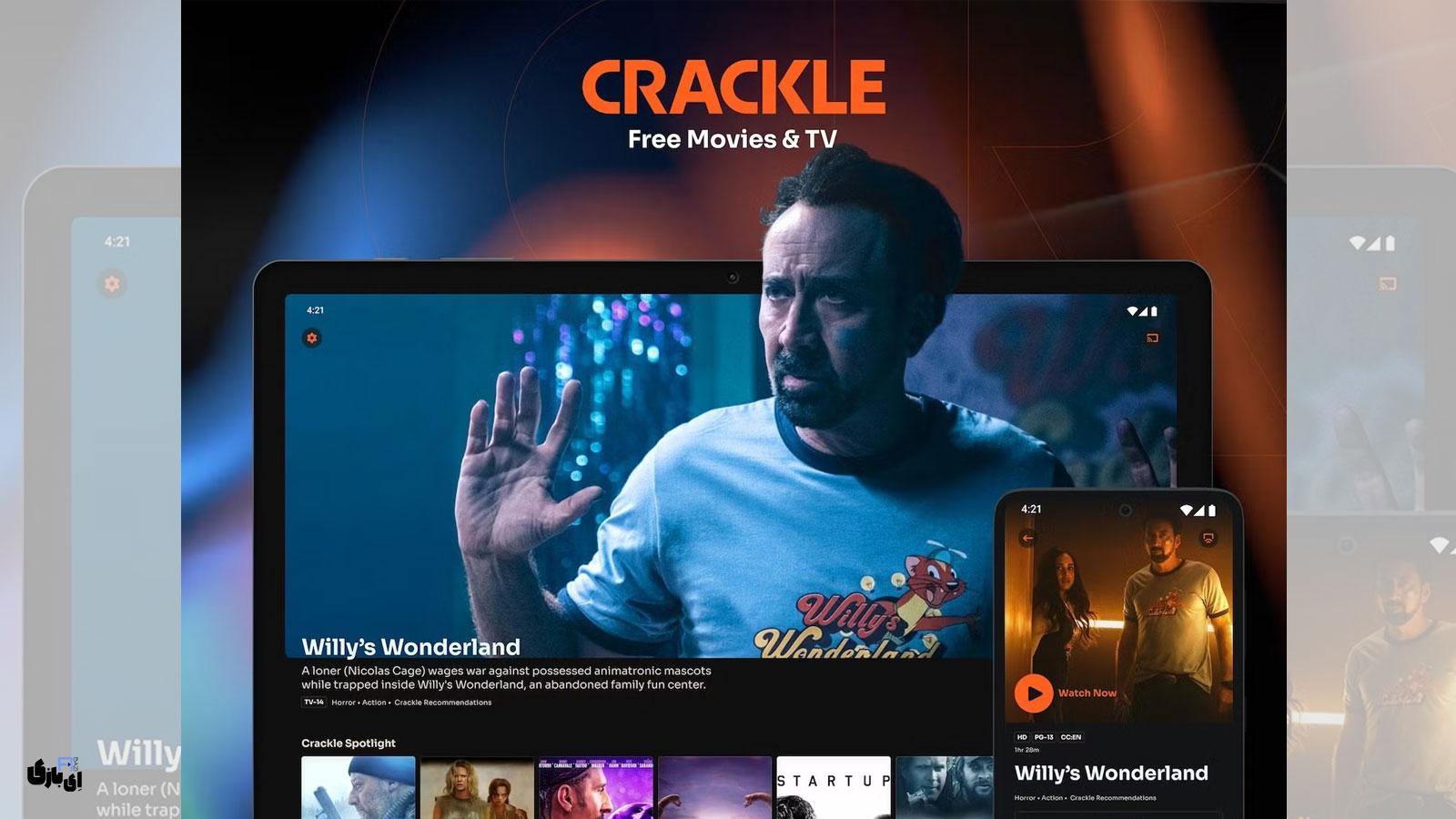 Crackle – برنامه‌ای برای فیلم‌های خاص