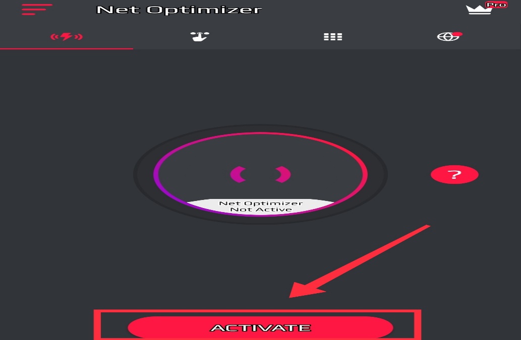 صفحه net optimizer