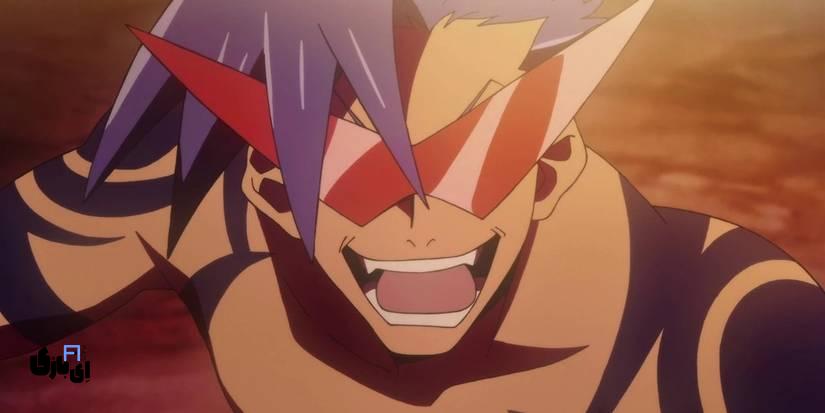 ۱۰ تا از شخصیتهای محبوب انیمه که هیچوقت فراموش نمیشوند 18 kamina making a big smile in gurren lagann