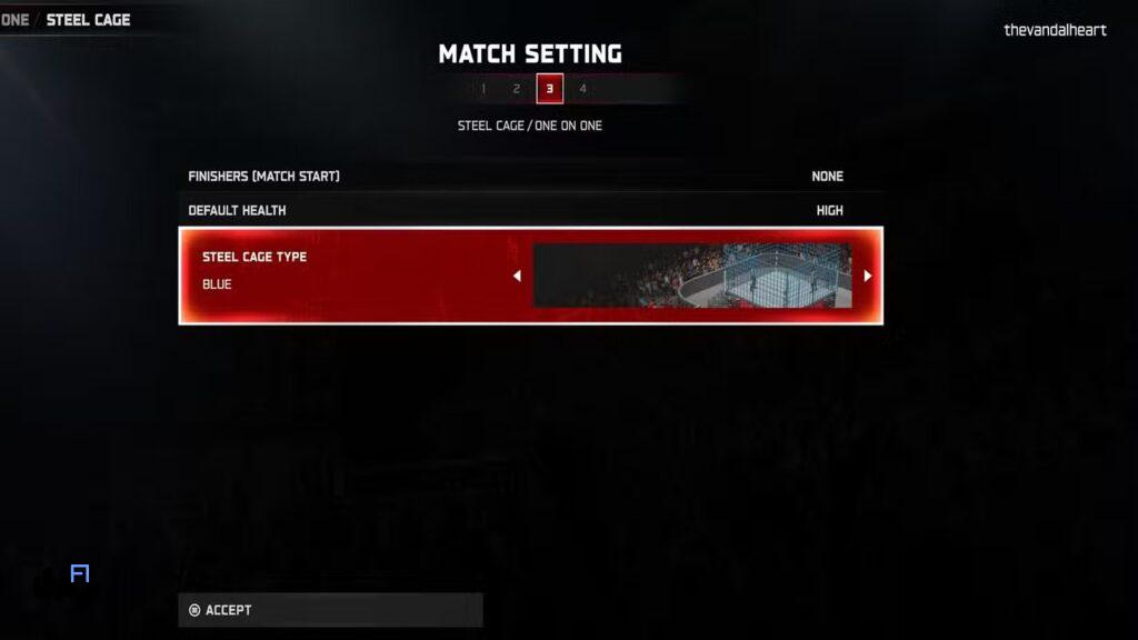 چگونه در مسابقه قفس در WWE 2K25 برنده شویم؟ 4 wwe 2k25 change the cage type 11zon