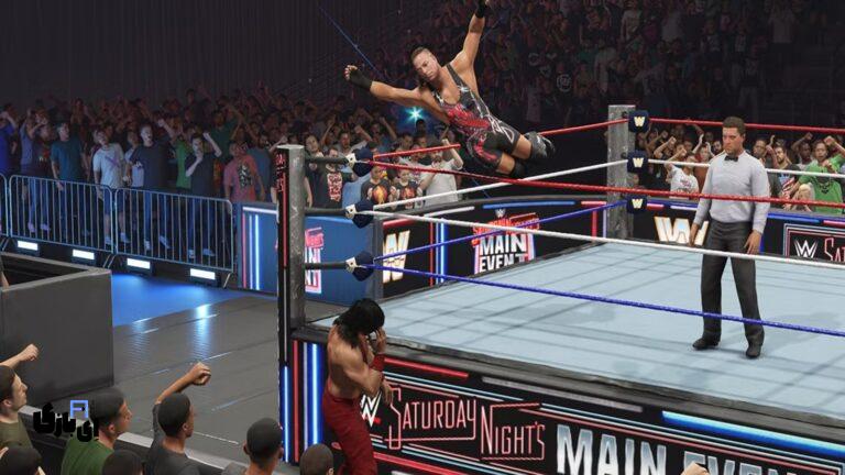 نحوه استفاده از حرکات Springboard و Dive در WWE 2K25