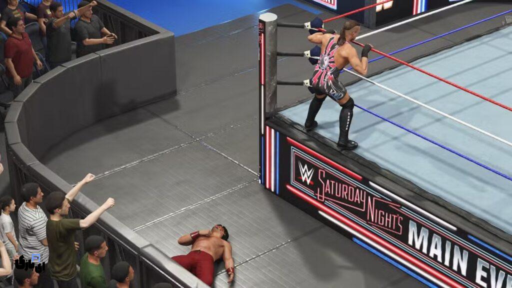 راهنمای استفاده از حرکات Springboard و Dive در WWE 2K25
