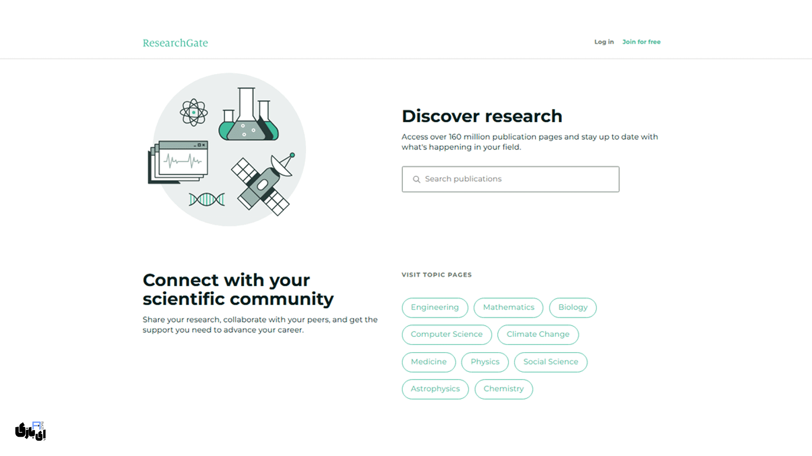 بهترین سایت دانلود مقاله خارجی: راهنمای جامع دسترسی به منابع علمی 2 ریسرچگیت (ResearchGate): بهترین سایت دانلود مقاله