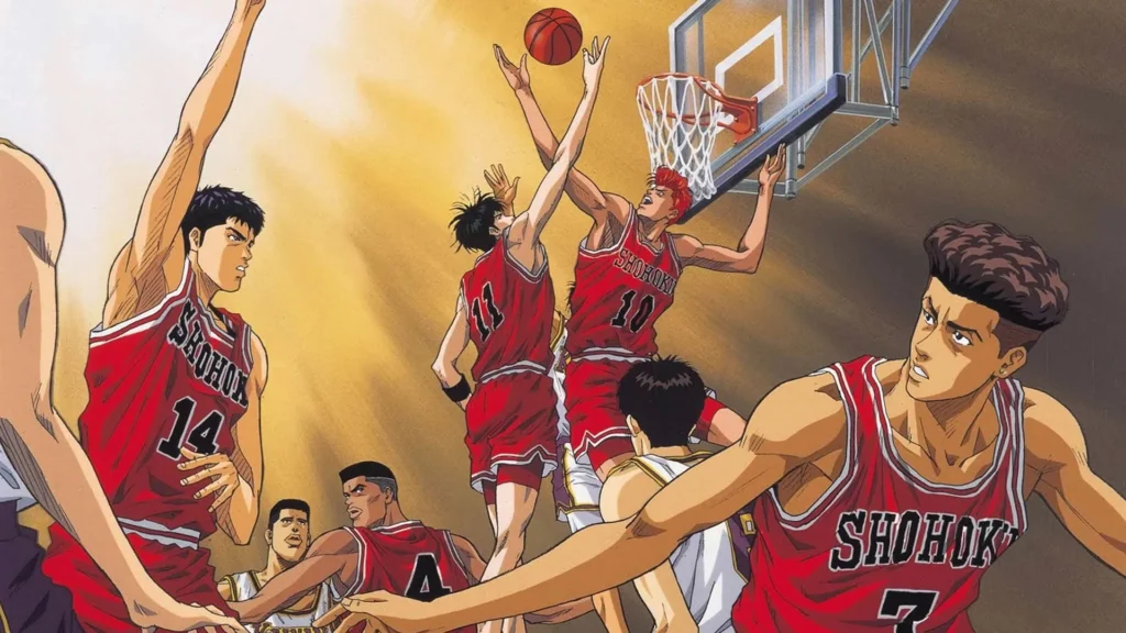 معرفی بهترین انیمههای ورزشی تاریخ برای عاشقان رقابت و انگیزه 3 2023 6 anime slamdunk players in red 66cc7d102b5676090d02ba18