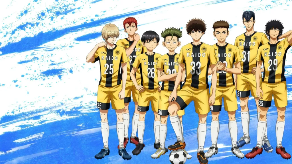 معرفی بهترین انیمههای ورزشی تاریخ برای عاشقان رقابت و انگیزه 6 2023 6 footbal team young laughing boys in yellow 66cc7d102b5676090d02ba16