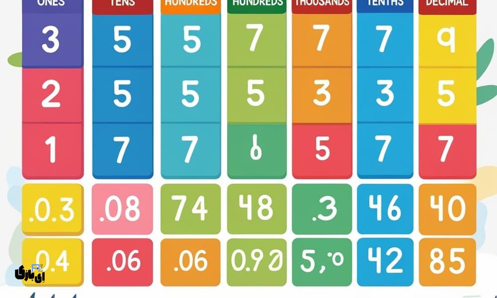 جدول ارزش مکانی؛ ابزار کاربردی برای فهم دقیق اعداد 6 با جدول ارزش مکانی، جایگاه هر رقم را بشناس و بهتر بفهم