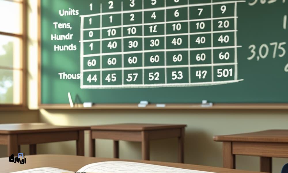جدول ارزش مکانی؛ ابزار کاربردی برای فهم دقیق اعداد 7 از سردرگمی تا درک کامل اعداد؛ جدول ارزش مکانی کمک میکند