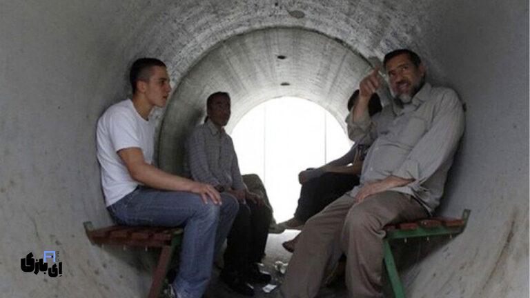 هرج ‌و مرج در دل پناهگاه اسرائیلی؛ درگیری و گاز فلفل همزمان با حمله موشکی ایران