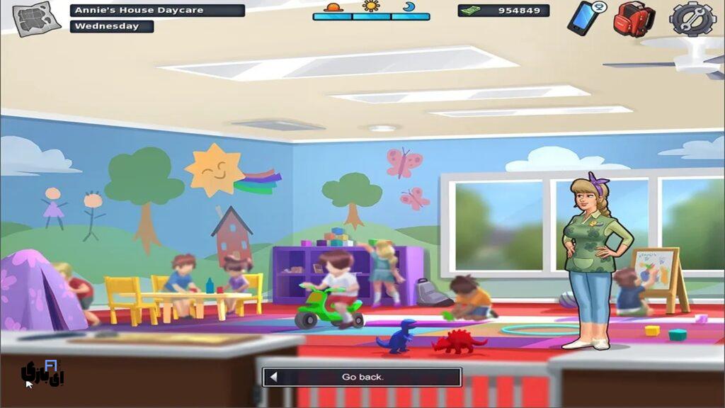معرفی کامل مکان ها در بازی سامرتایم ساگا (Summertime Saga) 58 مهدکودک (Daycare) بازی سامرتایم ساگا