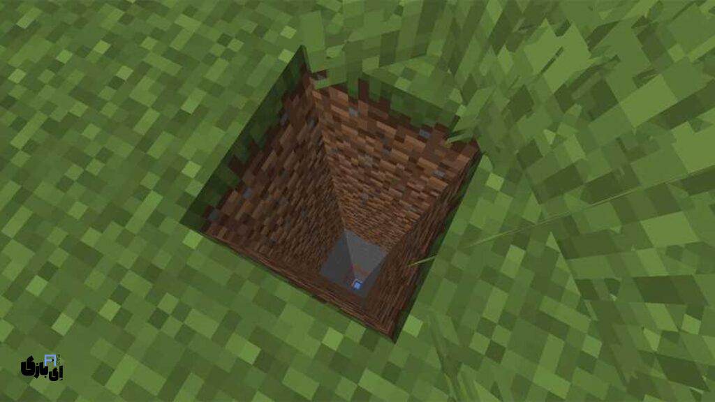 رازهای پیدا کردن دایمند در ماینکرفت با ۱۶ تکنیک حرفهای و ساده 20 پیدا کردن دایمند در ماینکرفت با ساخت پله