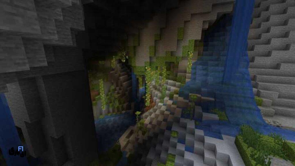 رازهای پیدا کردن دایمند در ماینکرفت با ۱۶ تکنیک حرفهای و ساده 23 پیدا کردن دایمند در غارها