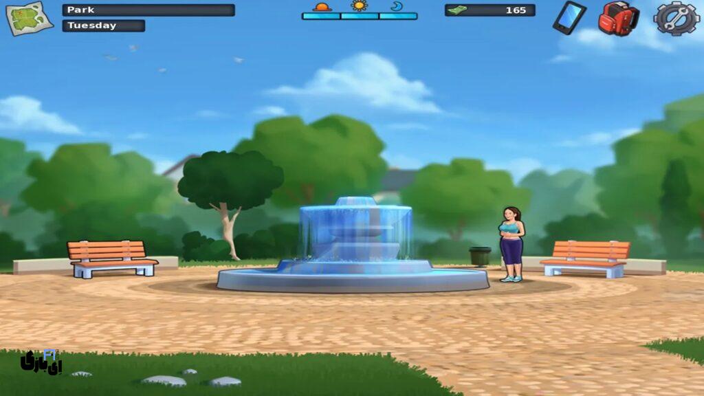 معرفی کامل مکان ها در بازی سامرتایم ساگا (Summertime Saga) 47 پارک (Park) بازی سامرتایم ساگا