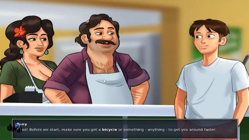 بهترین روشهای کسب درآمد در بازی سامرتایم Summertime Saga 12 مغازه پیتزافروشی در سامرتایم ساگا