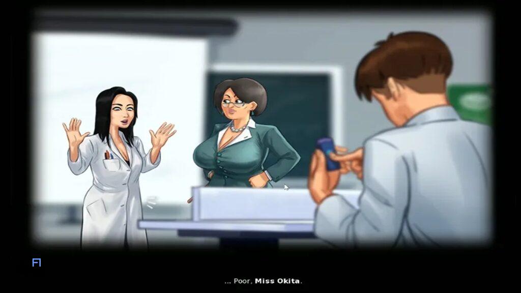 راهنمای مرحله کلاس علوم خانم اوکیتا (Miss Okita) سامرتایم 36 راهنمای مرحله کلاس علوم خانم اوکیتا (Miss Okita) سامرتایم