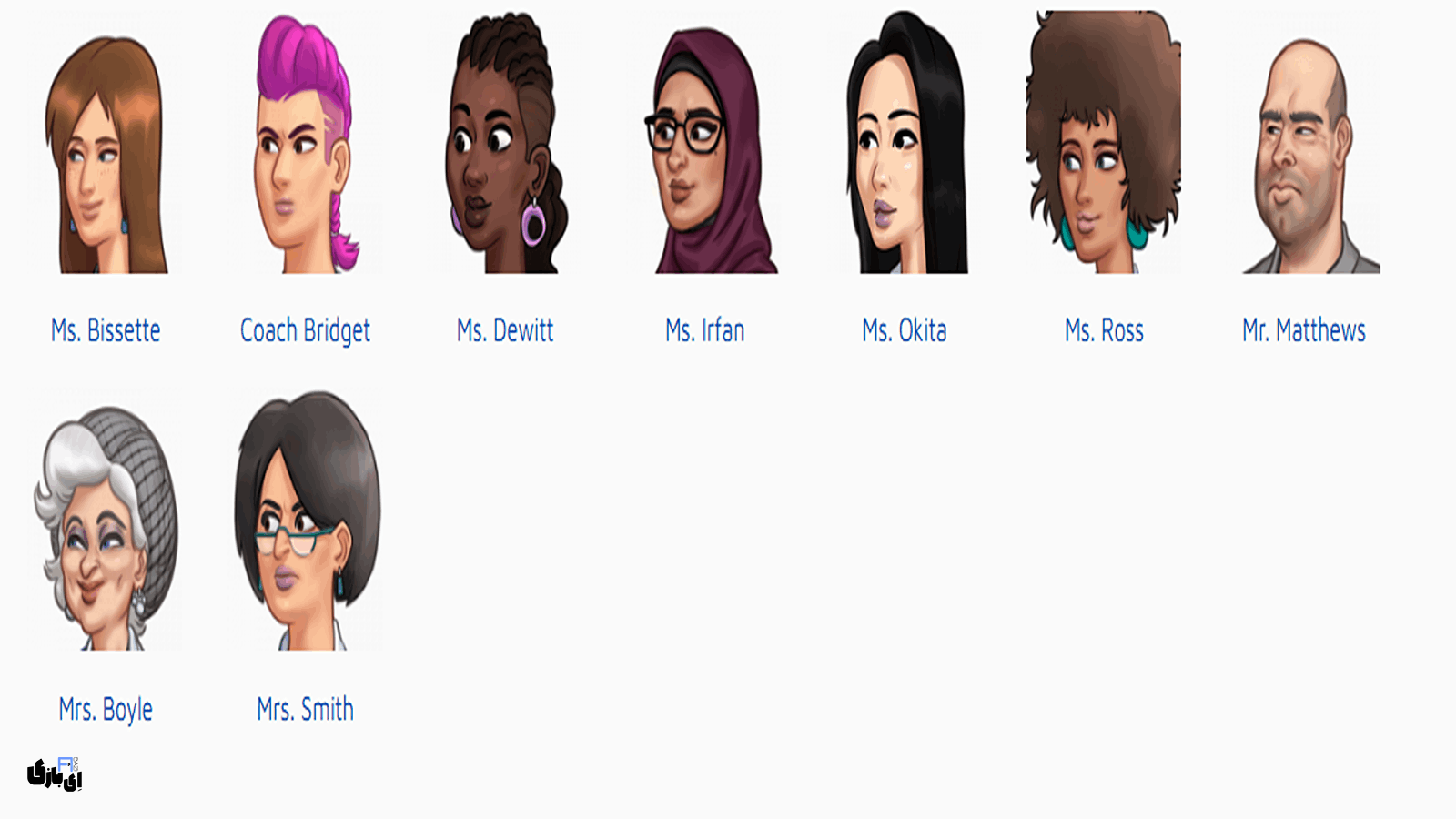 معرفی کامل شخصیت های بازی سامرتایم ساگا Summertime Saga 15 راهنمای کامل شخصیت های بازی سامرتایم ساگا Summertime Saga