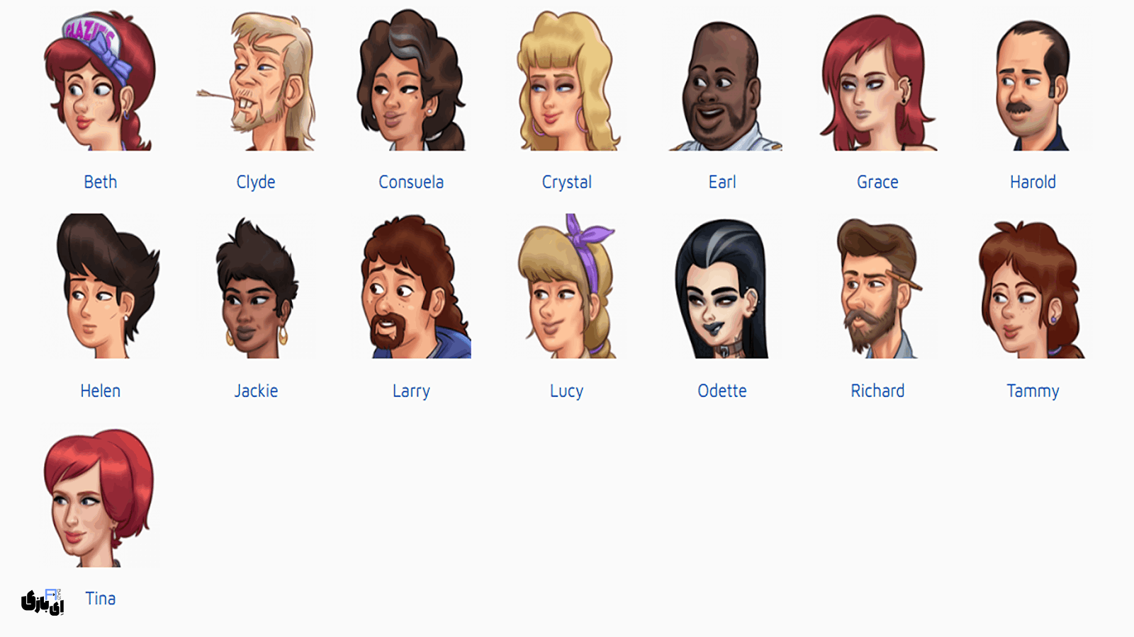 معرفی کامل شخصیت های بازی سامرتایم ساگا Summertime Saga 16 راهنمای کامل بازی سامرتایم ساگا Summertime Saga