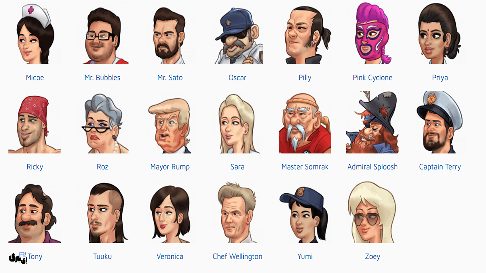 معرفی کامل شخصیت های بازی سامرتایم ساگا Summertime Saga 18 راهنمای قدم به قدم مراحل بازی سامرتایم ساگا Summertime Saga