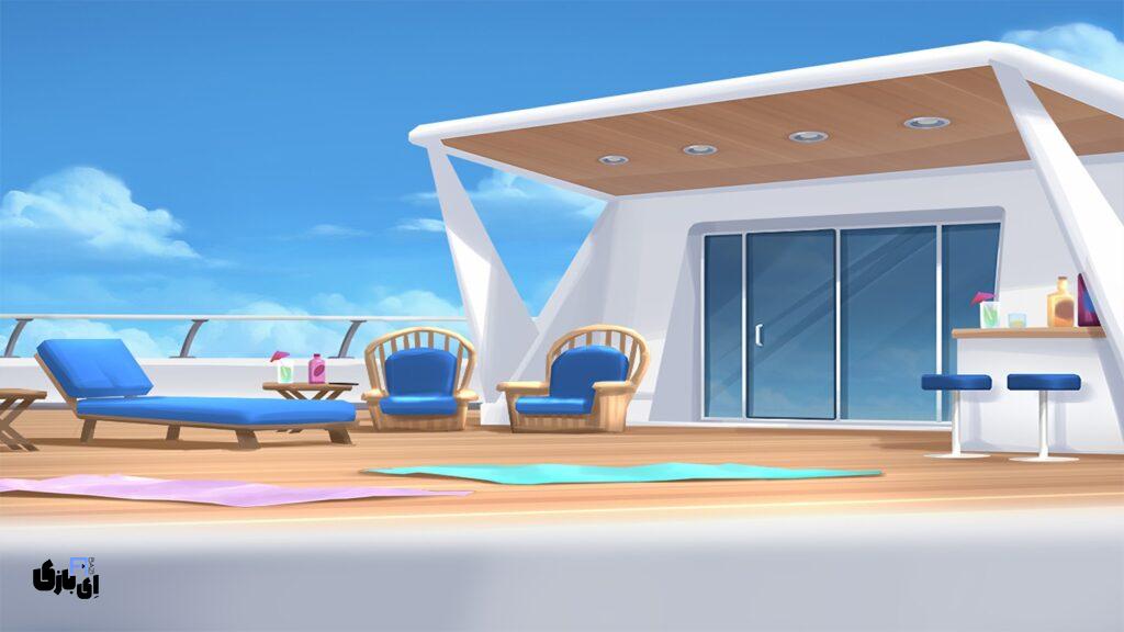 معرفی کامل مکان ها در بازی سامرتایم ساگا (Summertime Saga) 63 Yacht Deck 11zon