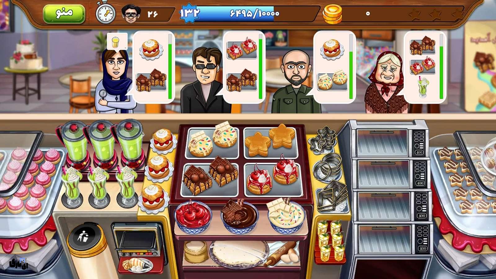 بازی سفره چی موبایل: تجربه آشپزی ایرانی در گوشی شما 3 بازی سفره چی موبایل