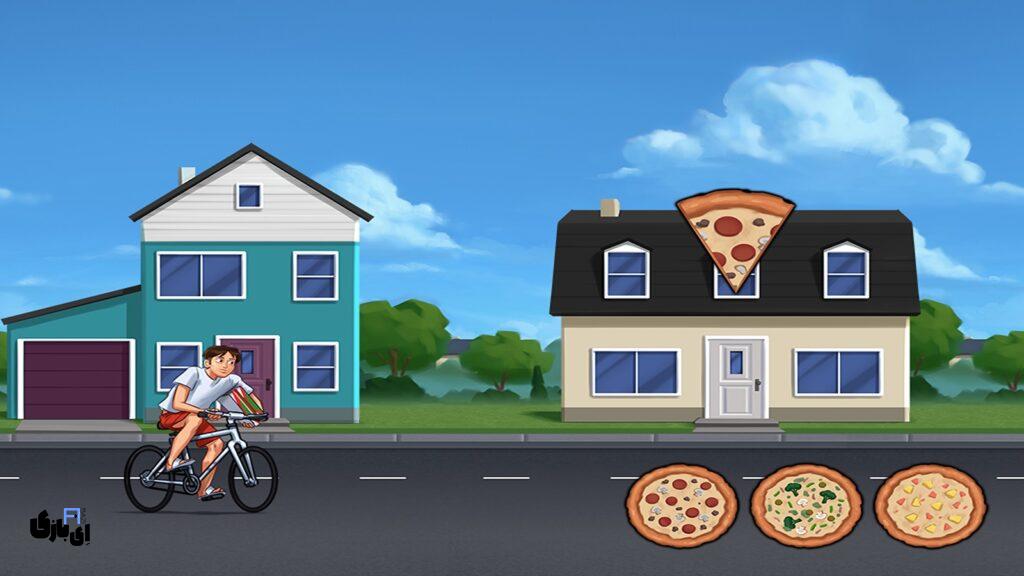 تمام مینی گیم ها Minigames در بازی سامرتایم ساگا 39 تحویل پیتزا (Pizza delivery minigame) در بازی سامرتایم ساگا Summertime Saga