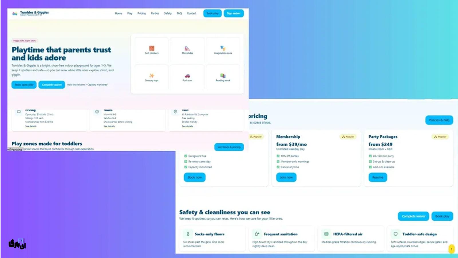 چگونه در کمتر از یک ساعت با ChatGPT-5 وبسایت ساختم؟ 5 ساخت وبسایت با ChatGPT-5 مرکز باغبانی