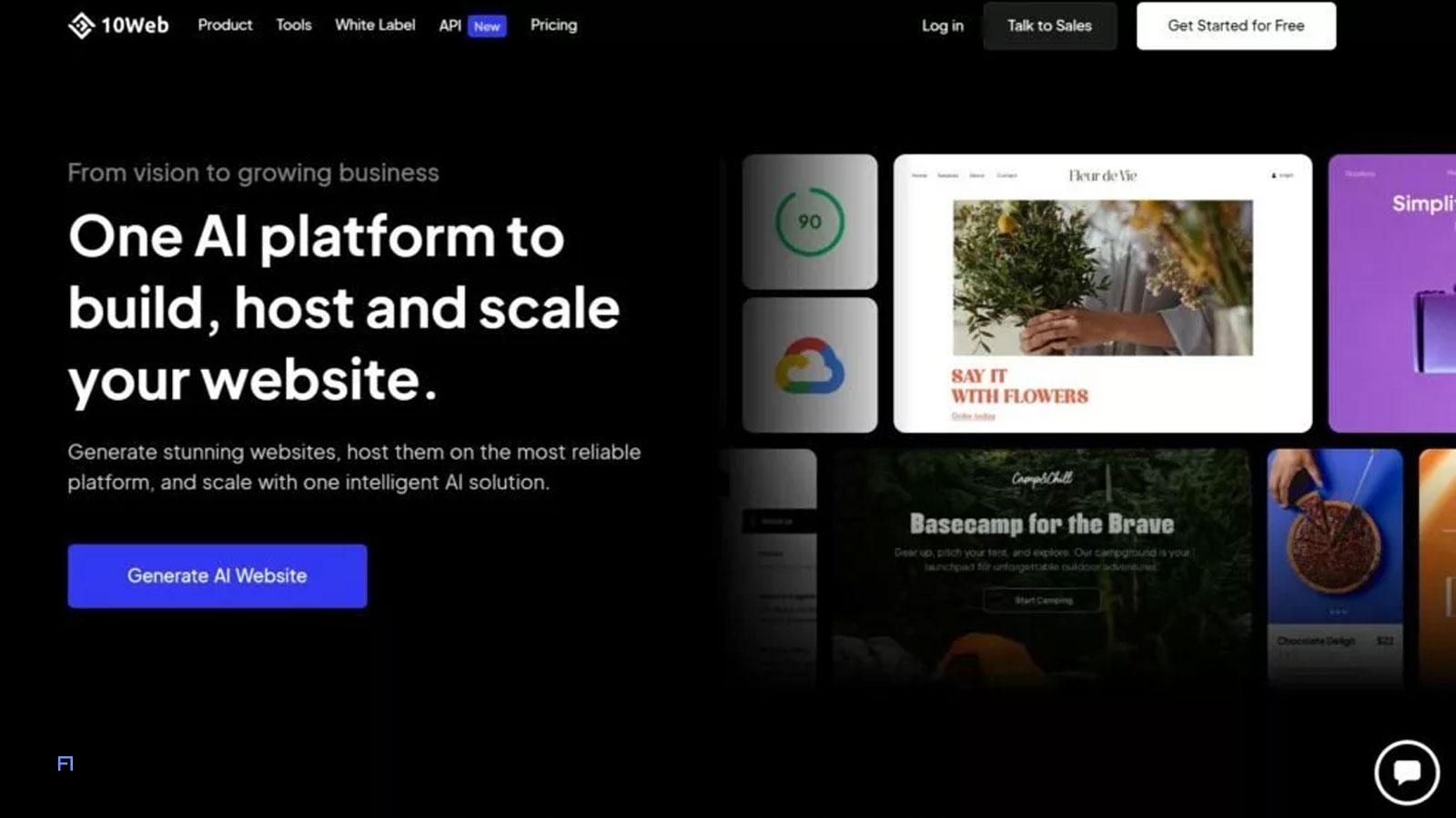 راهنمای کامل طراحی سایت با هوش مصنوعی: بهترین ابزارها و نکات کلیدی 9 طراحی سایت با هوش مصنوعی به کمک ابزار 10Web