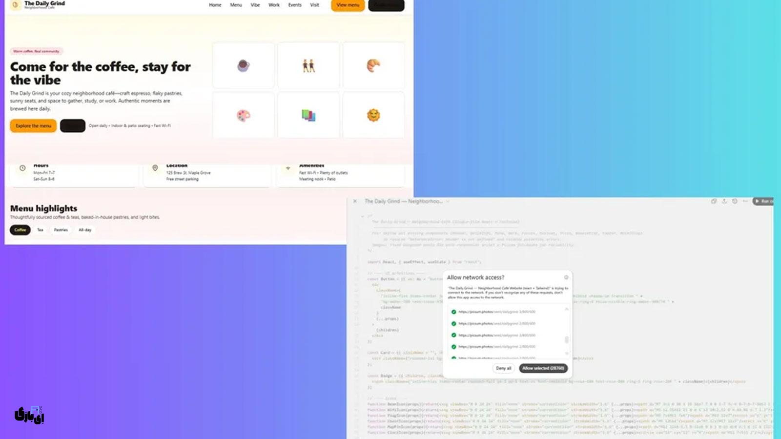 چگونه در کمتر از یک ساعت با ChatGPT-5 وبسایت ساختم؟ 6 ساخت وبسایت با ChatGPT-5 مرکز باغبانی: تلاش برای افزودن عکسهای جذاب