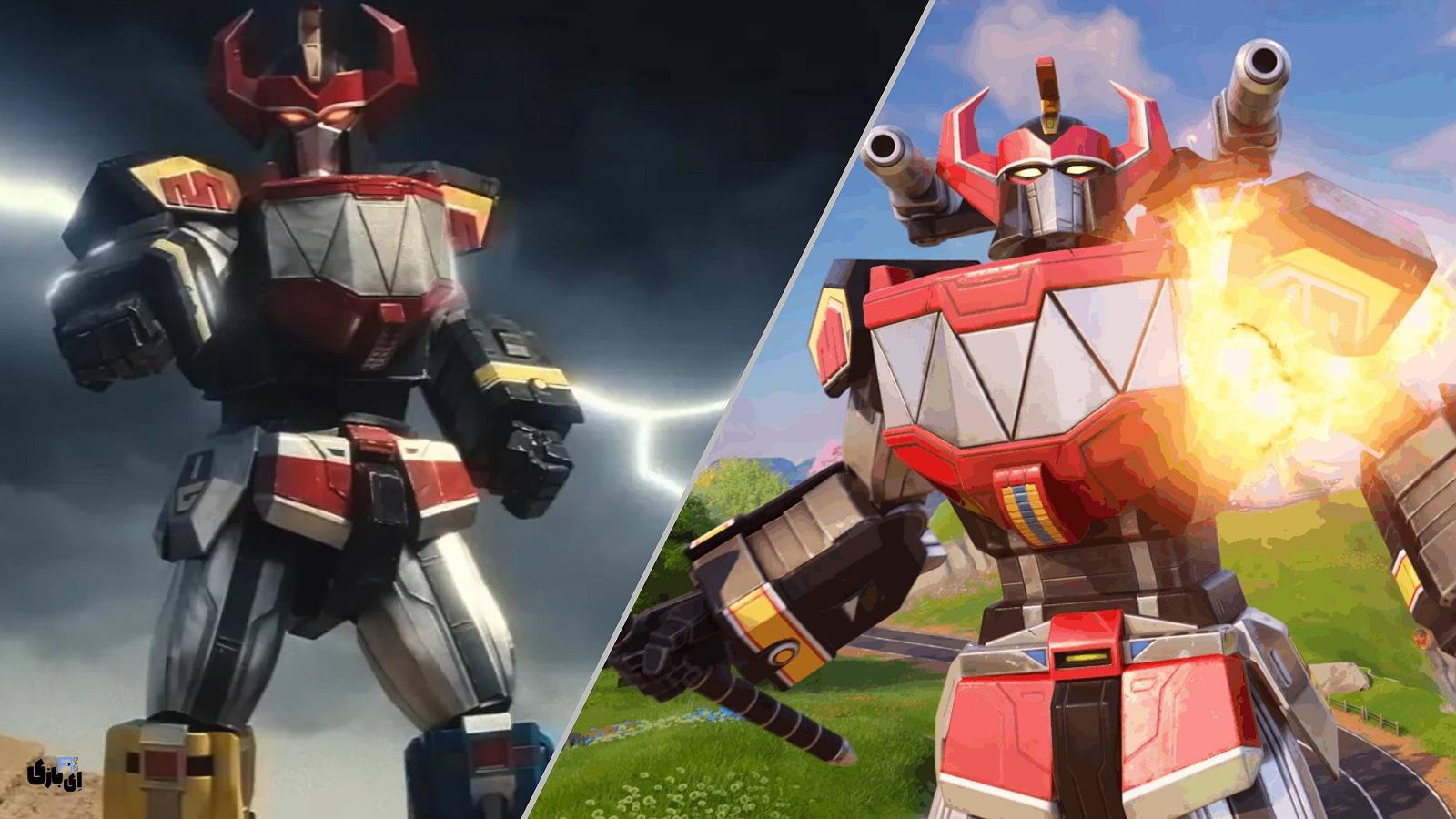 تریلر بازی Fortnite Power Rangers و حضور Megazord در فورتنایت 4 بازی Fortnite Power Rangers