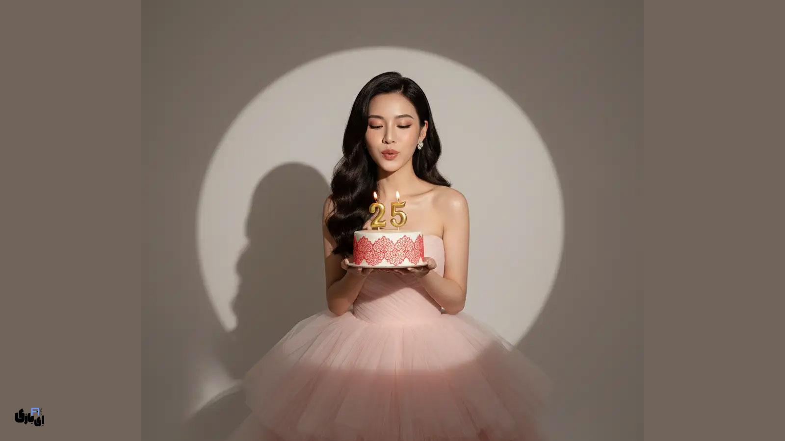 بهترین پرامپت های ادیت عکس تولد با هوش مصنوعی جمینای 10 هیجان فوشیا و کنفتی (Fuchsia Fun and Confetti)