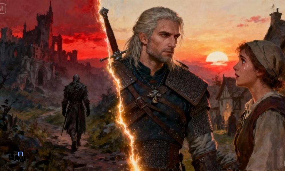 مقایسه Elden Ring و The Witcher 3 | کدام بازی برتر است؟ 4 مقایسه الدن رینگ و ویچر-الدن رینگ یا ویچر-مقایسه Elden Ring و Witcher 3-نقد و بررسی الدن رینگ و ویچر ۳-مقایسه داستانی الدن رینگ و ویچر-مقایسه گیمپلی ویچر و الدن رینگ-مقایسه گرافیک الدن رینگ و ویچر ۳