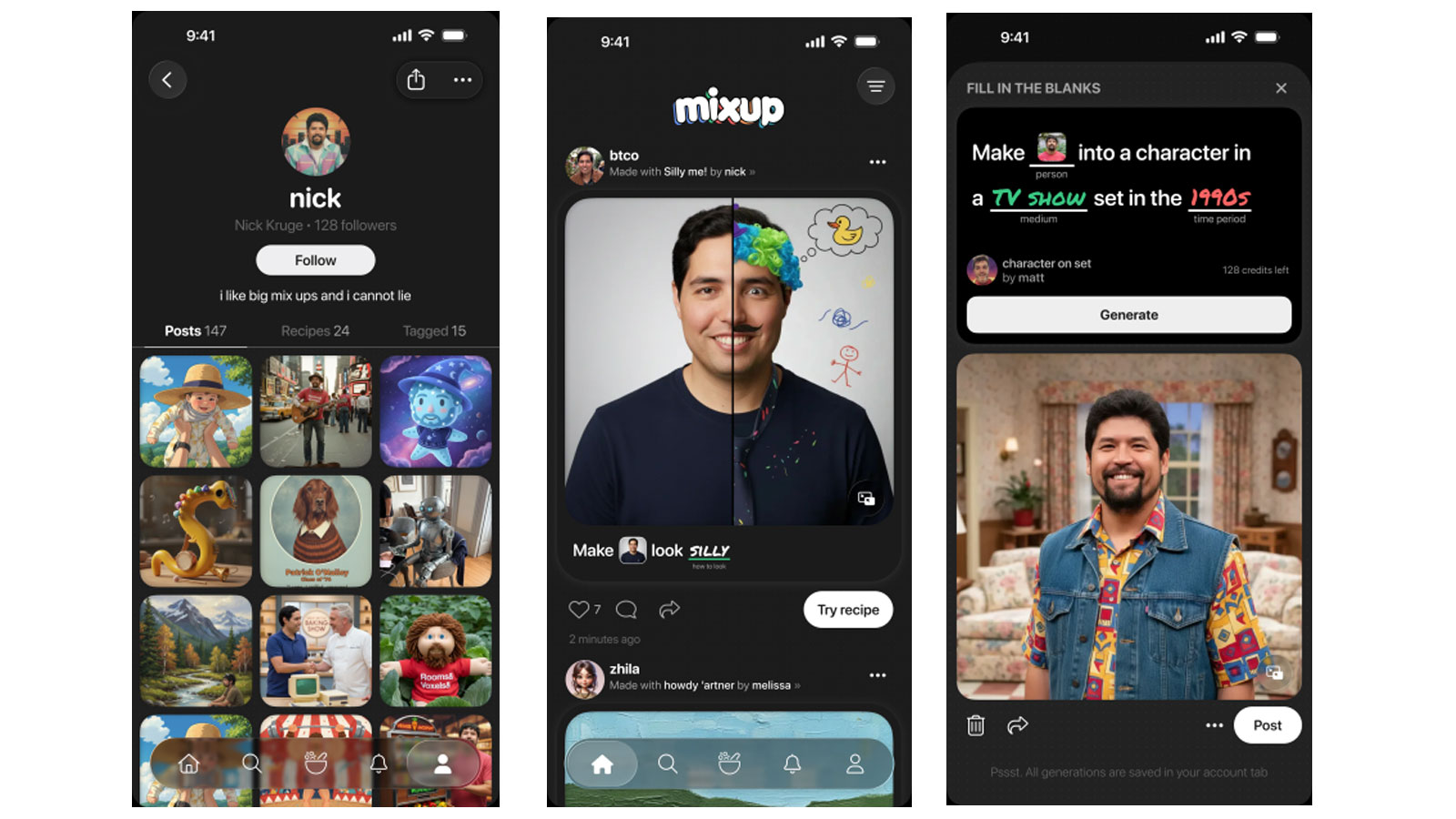 اپلیکیشن Mixup هوش مصنوعی؛ ساخت تصاویر جذاب فقط با پر کردن جایخالی 4 اپلیکیشن Mixup هوش مصنوعی یک ابزار خلاقانه و متفاوت در دنیای تصویرسازی AI است.