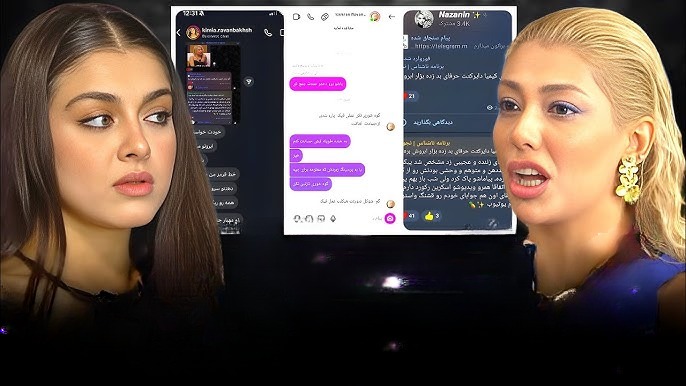 درگیری نازنین و کیمیا به دلیل فحاشی پدر کیمیا در دایرکت، به اوج رسوایی رسید! 4 دایرکت پدر کیمیا به نازنین