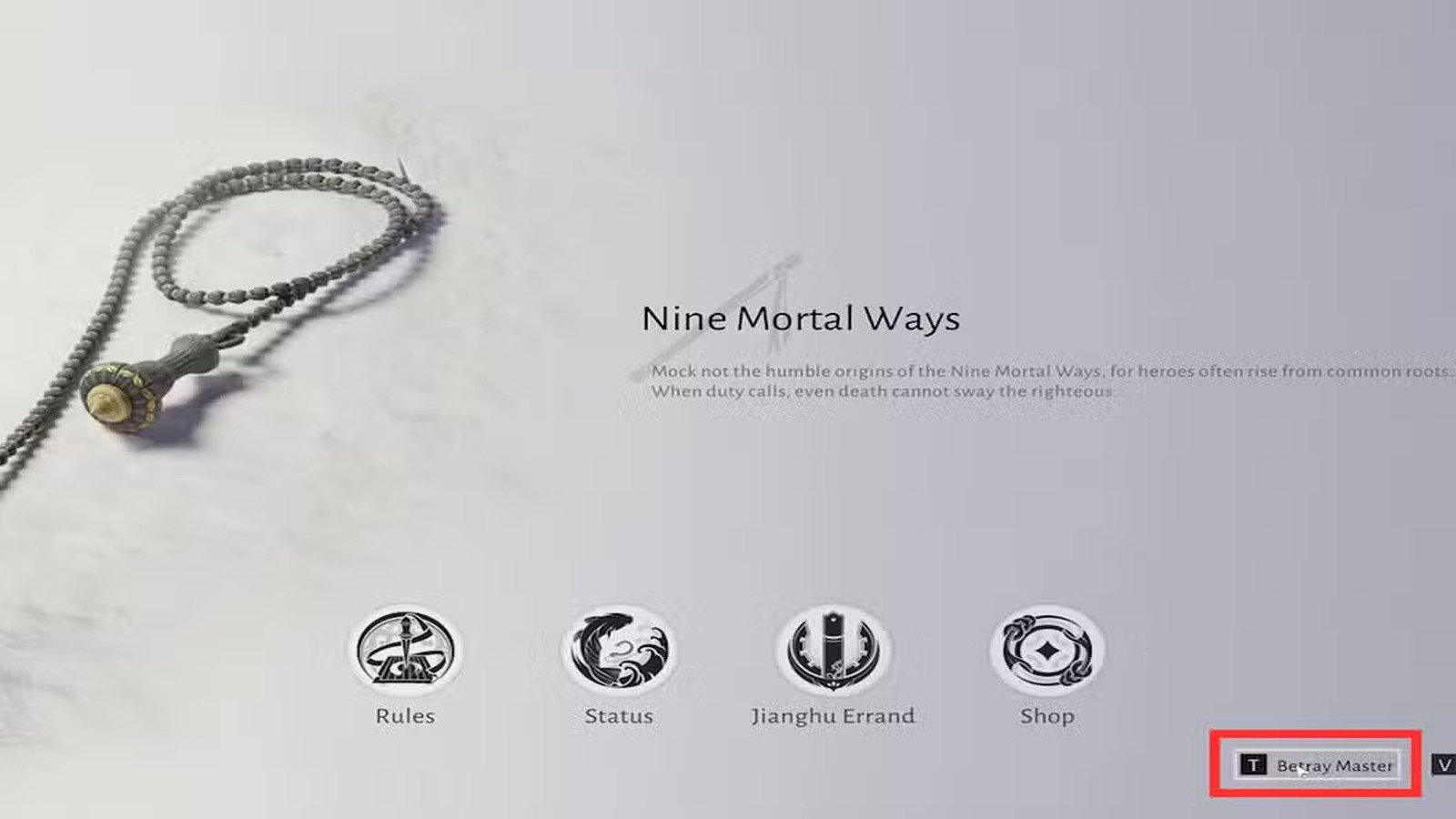 چگونه به فرقه Nine Mortal Ways در بازی Where Winds Meet بپیوندیم؟ 12 آموزش پیوستن به Nine Mortal Ways در بازی Where Winds Meet
راهنمای پیوستن به Nine Mortal Ways در بازی Where Winds Meet
فرقه Nine Mortal Ways در بازی Where Winds Meet
مراحل پیوستن به Nine Mortal Ways در بازی Where Winds Meet
چگونه به فرقه Nine Mortal Ways در بازی Where Winds Meet بپیوندیم؟
آموزش خروج از Nine Mortal Ways در بازی Where Winds Meet