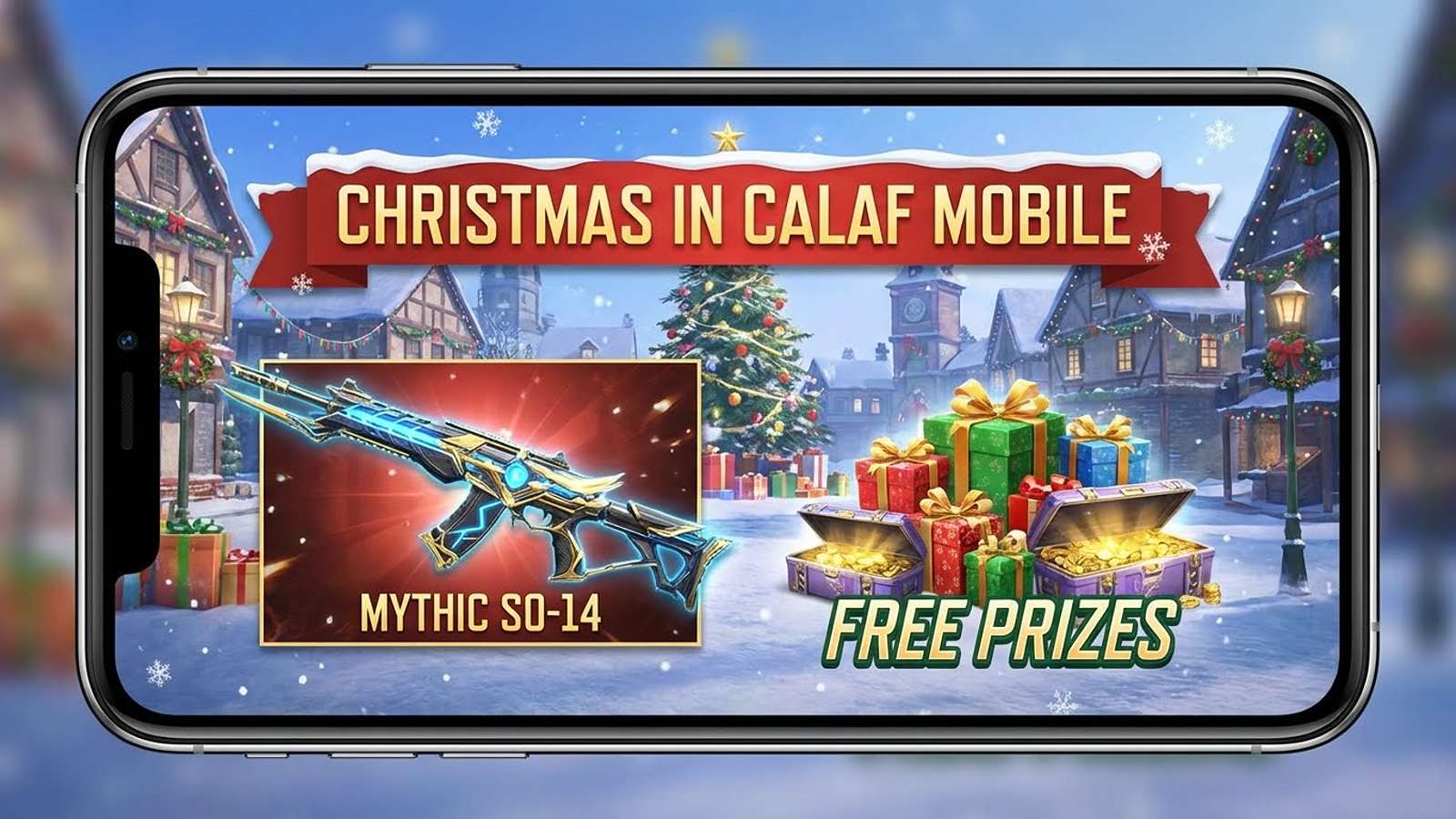 کریسمس کالاف موبایل: جایزههای رایگان و اسلحه Mythic SO-14 منتظرته! 3 کریسمس کالاف موبایل: جایزههای رایگان و اسلحه Mythic SO-14 منتظرته!